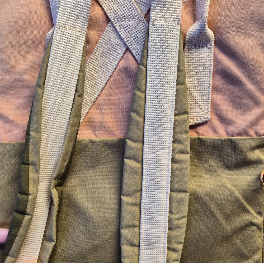 Fjallraven Kanken Backpack Pink and Tan - Picture 2 of 5